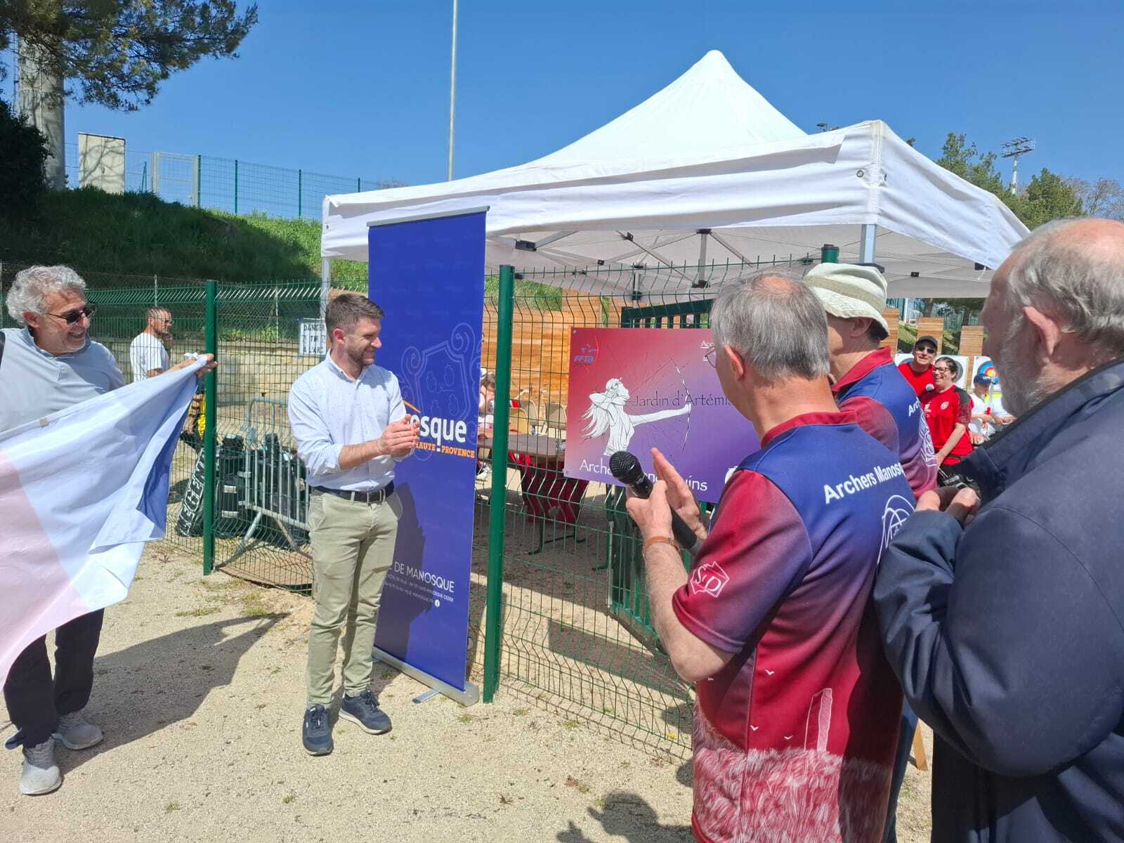 Inauguration du Jardin d'Artemis